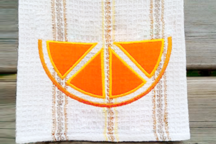 A Boutique Review of the Citrus Slice Applique Embroidery Design