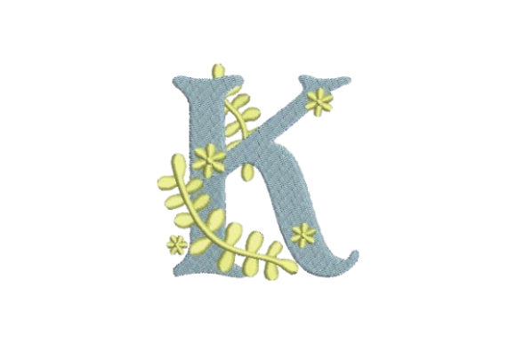 A Designer's Review of the Floral Alphabet K Embroidery Design