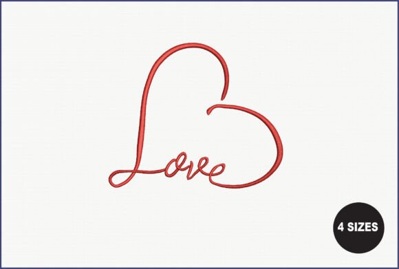 A Designer's Review of the Love Heart Embroidery Design