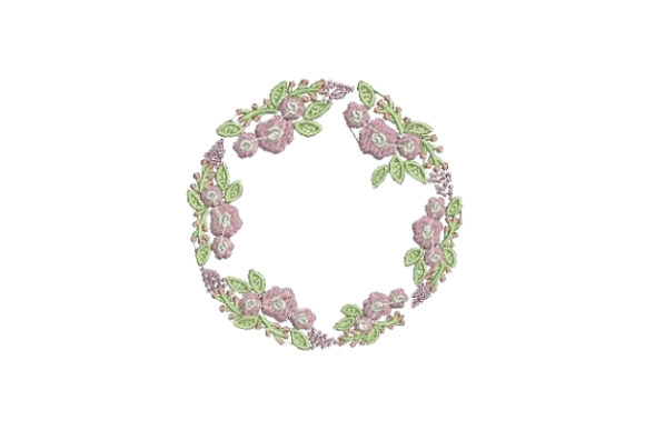 A Practical Review of the Flower Wreath Embroidery Design