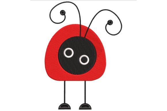 A Professional's Take on the Funny Ladybug Embroidery Design