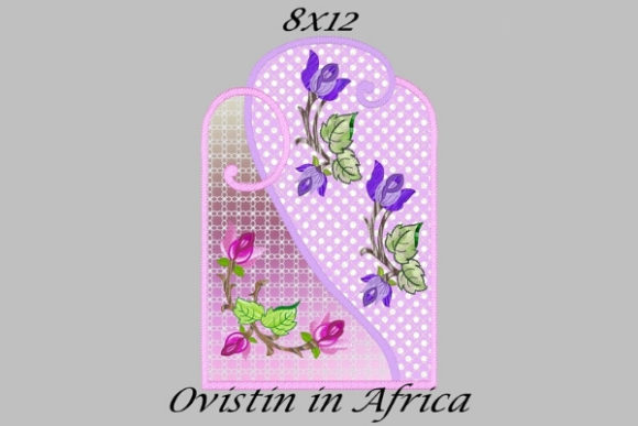A Sweet Floral Applique for Seasonal Home Decor and Gifts