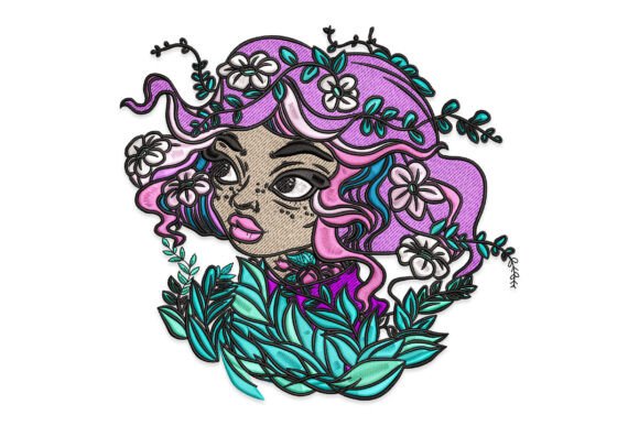 Bohemian Girl Embroidery Design Review for Craft Fair Sales