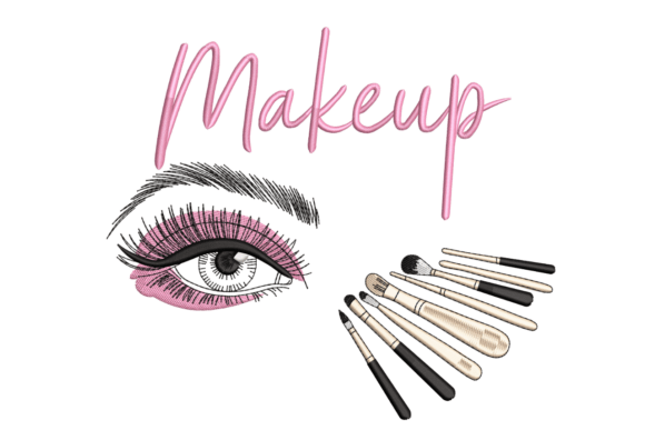 Makeup Eye Brushes Embroidery Review