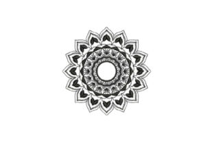 Mandala Style Flower: A Designer's Review for Business Merchandise