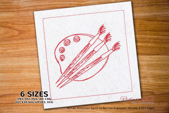 Painting Brushes Palette: A Designer's Embroidery Review