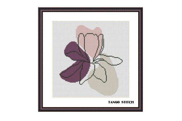 Pastel Flower Abstract Cross Stitch Review for Apparel