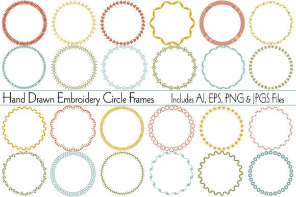 Real Project Review of Hand Drawn Embroidery Circle Frames